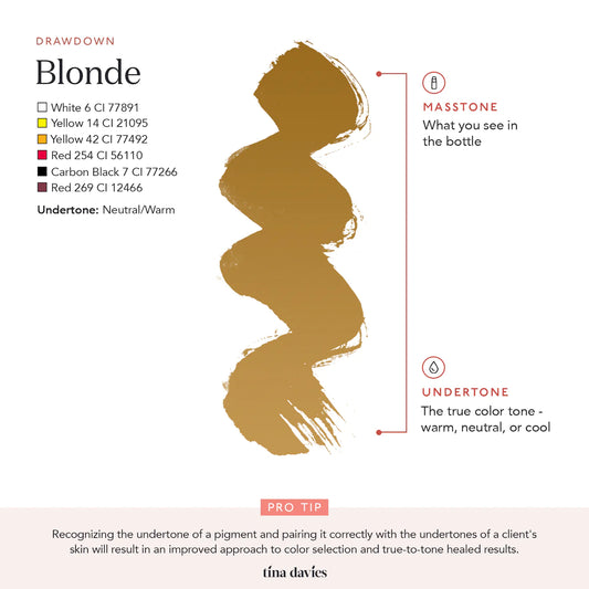 Tina Davies Eyebrow Color - Blonde