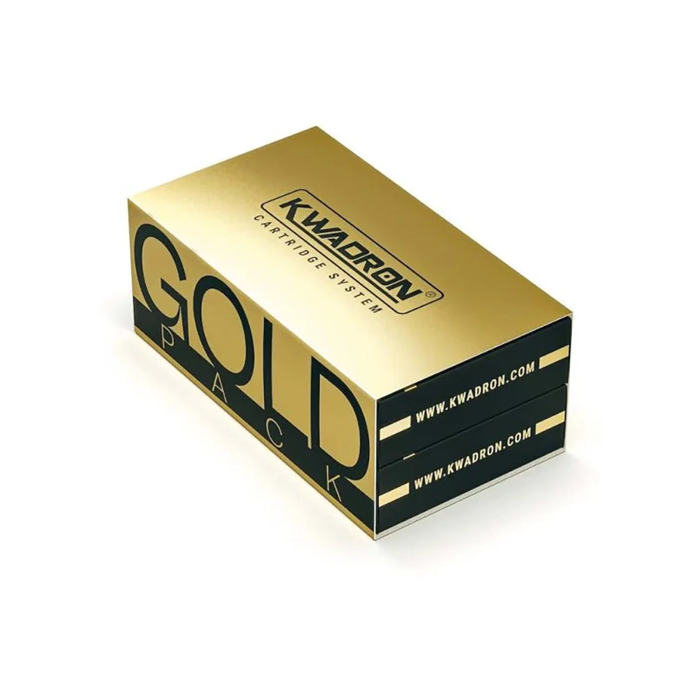 Kwadron Gold Pack Tattoo Cartridge Needles — 40 Cartridges