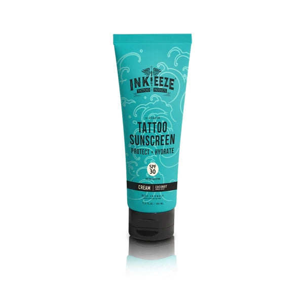 INK-EEZE Hi-Definition Tattoo Sunscreen Cream SPF 30 — 3oz Bottle - Ultimate Beauty