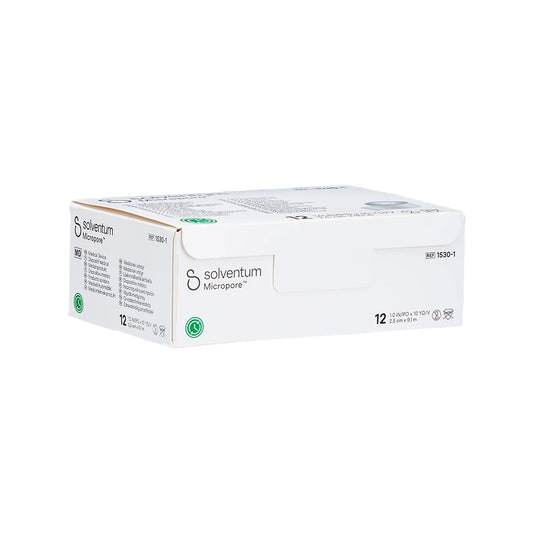 1"-Wide 3M Micropore Medical Paper Tape Case (12)
