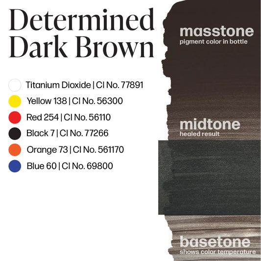Determined Dark Brown — Luxe Vicky Martin — 1/2oz Bottle - Ultimate Beauty
