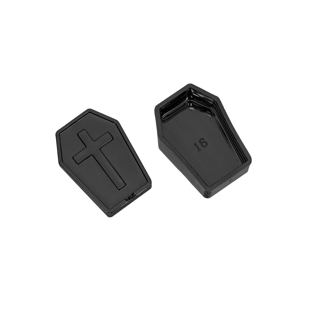Saferly Coffin Ink Cap Lids — #25 — Bag of 200 — Pick Color - Ultimate Beauty