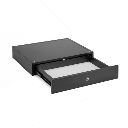 Fellowship Locking Cabinet for Rolling Cart — Black - Ultimate Beauty