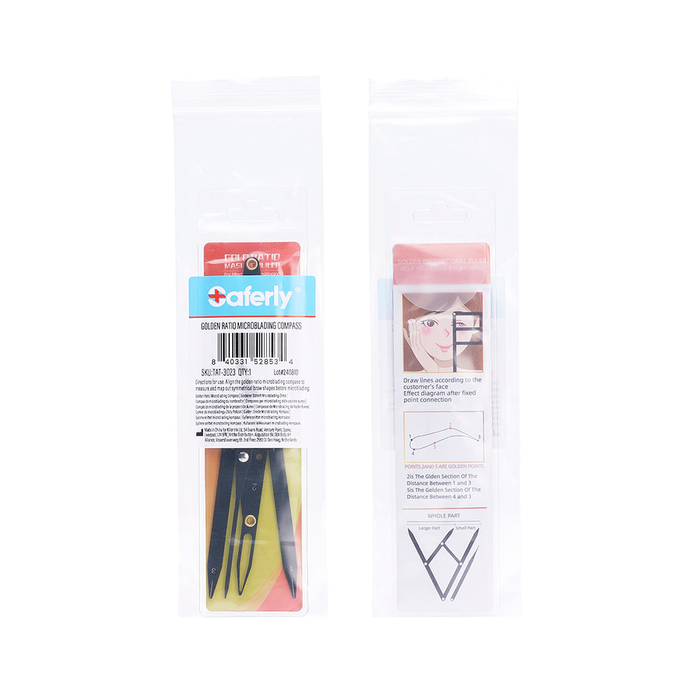 Saferly Golden Ratio Microblading Compass — Price Per 1 - Ultimate Beauty