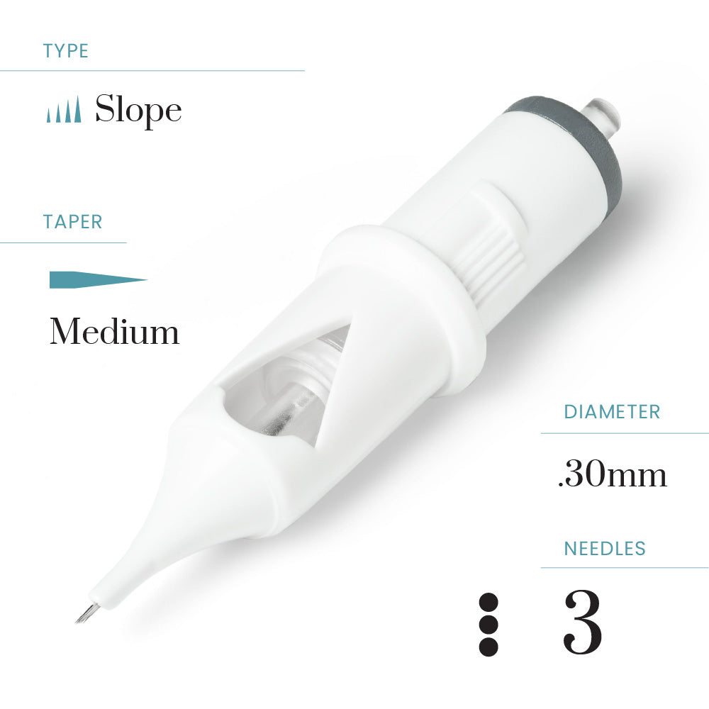 Peak Cerus PMU Cartridge Needles — Sloped (20) - Ultimate Beauty