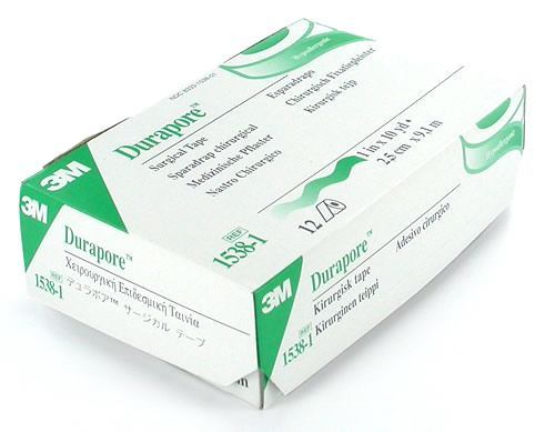 1 Roll of 1"-Wide 3M Durapore Cloth Medical Tape