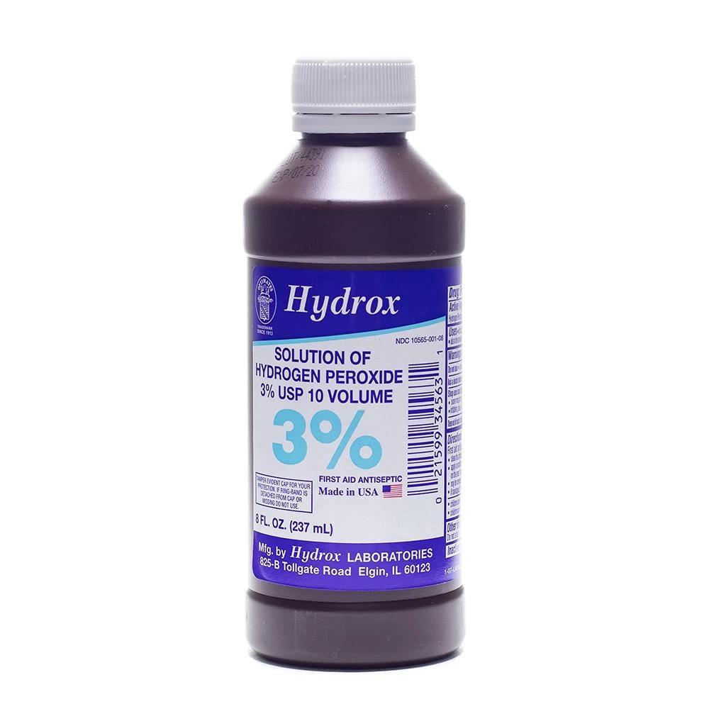 Hydrogen Peroxide 3% — 8oz Bottle - Ultimate Beauty