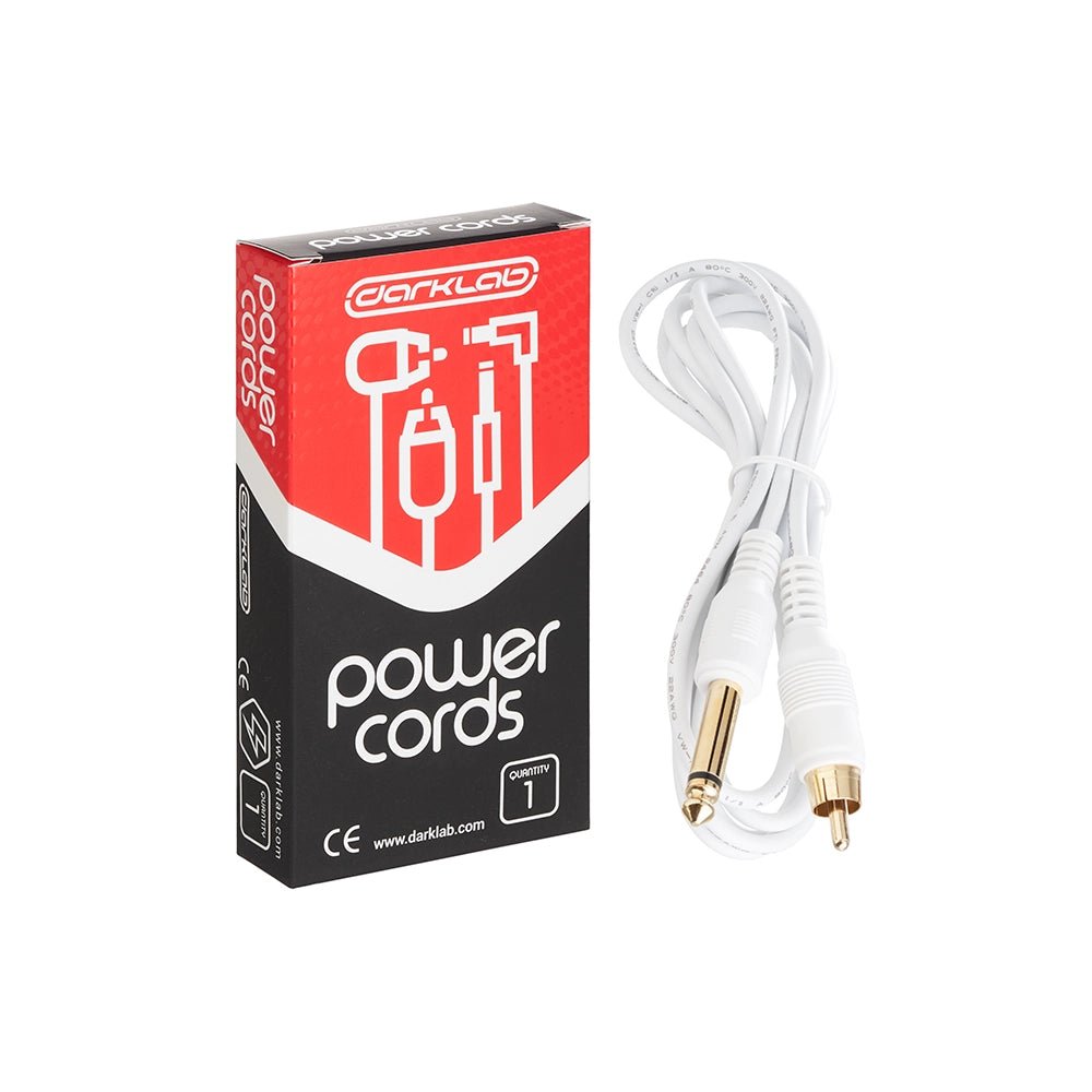 Darklab 6’ Straight RCA Cable — White - Ultimate Beauty
