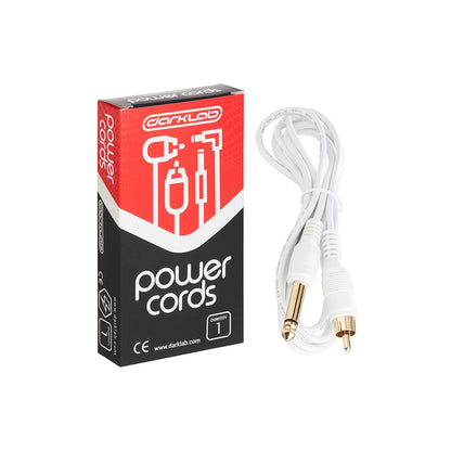 Darklab 6’ Straight RCA Cable — White - Ultimate Beauty