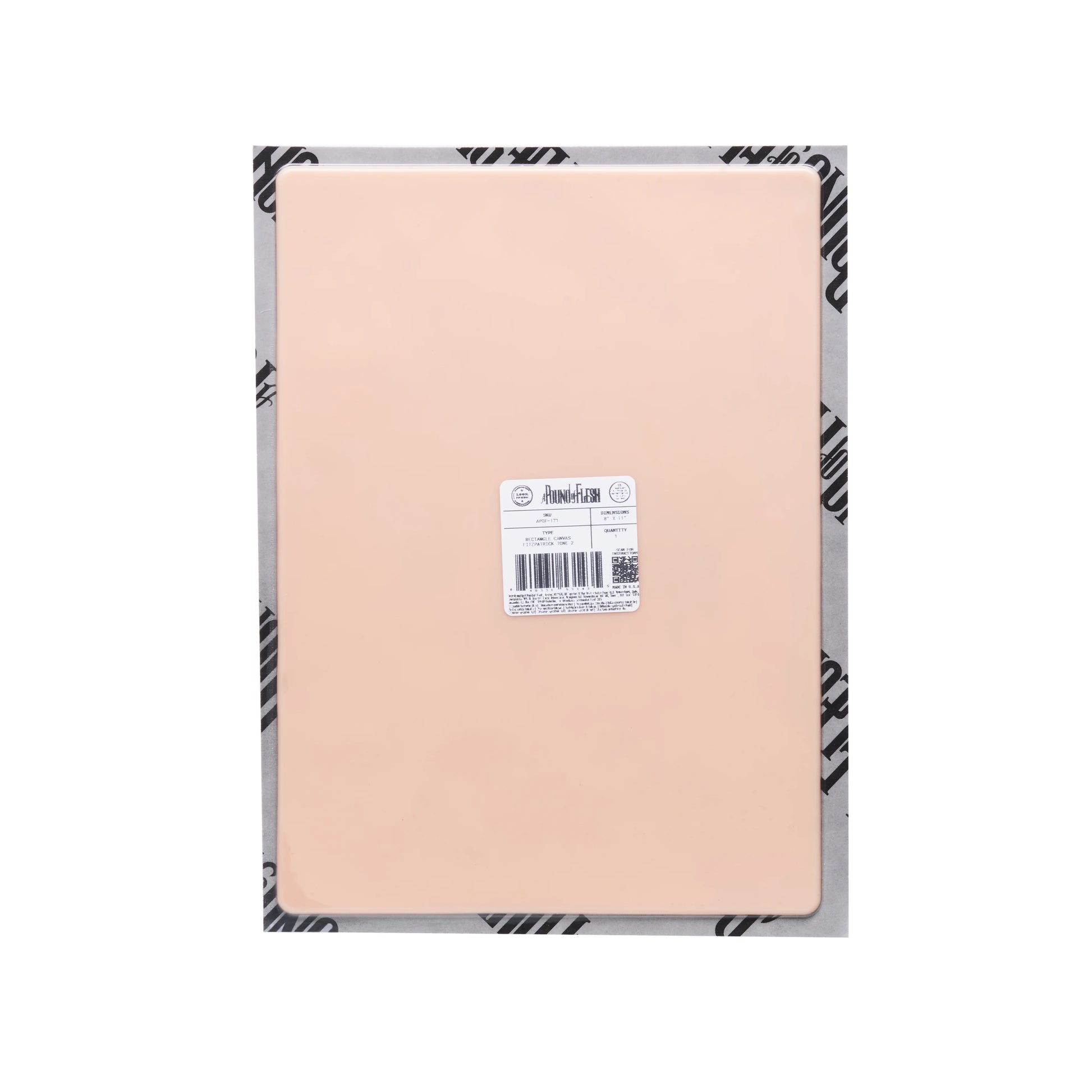 A Pound of Flesh Flat Canvas — 8" x 11" — Single or Pack - Ultimate Beauty