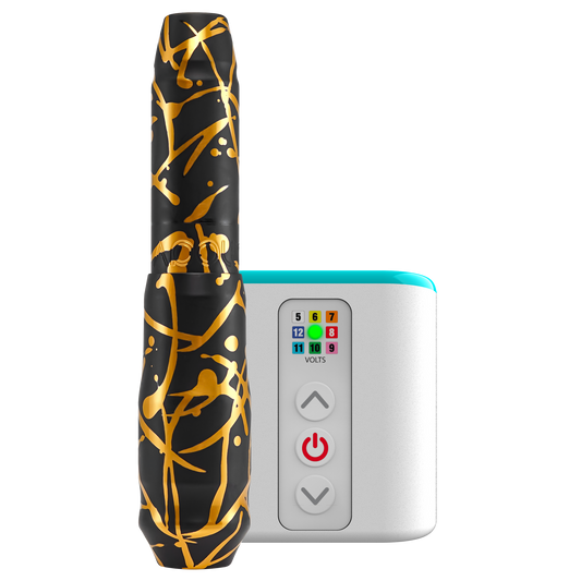Apollo PMU Machine Golden Tiger with Airbolt Mini - Ultimate Beauty