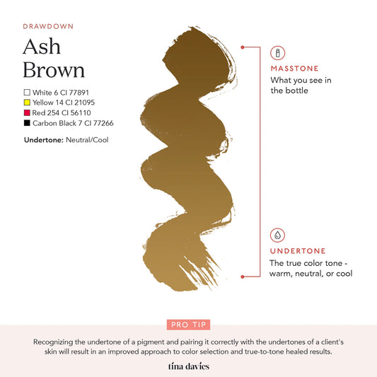 Tina Davies Eyebrow Color - Ash Brown