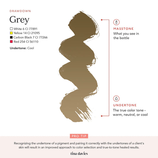 Tina Davies Eyebrow Color - Grey