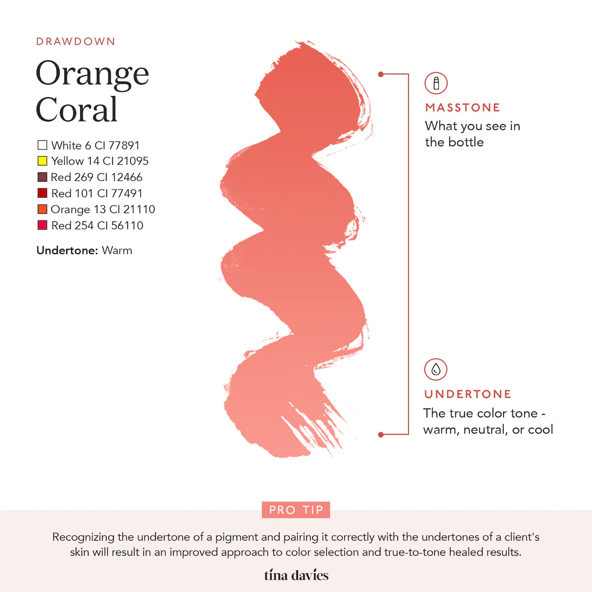 Tina Davies Lip - Orange Coral - Ultimate Beauty