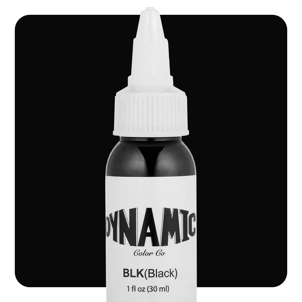 Dynamic Black Tattoo Ink - 1oz. Bottle - Painful Pleasures