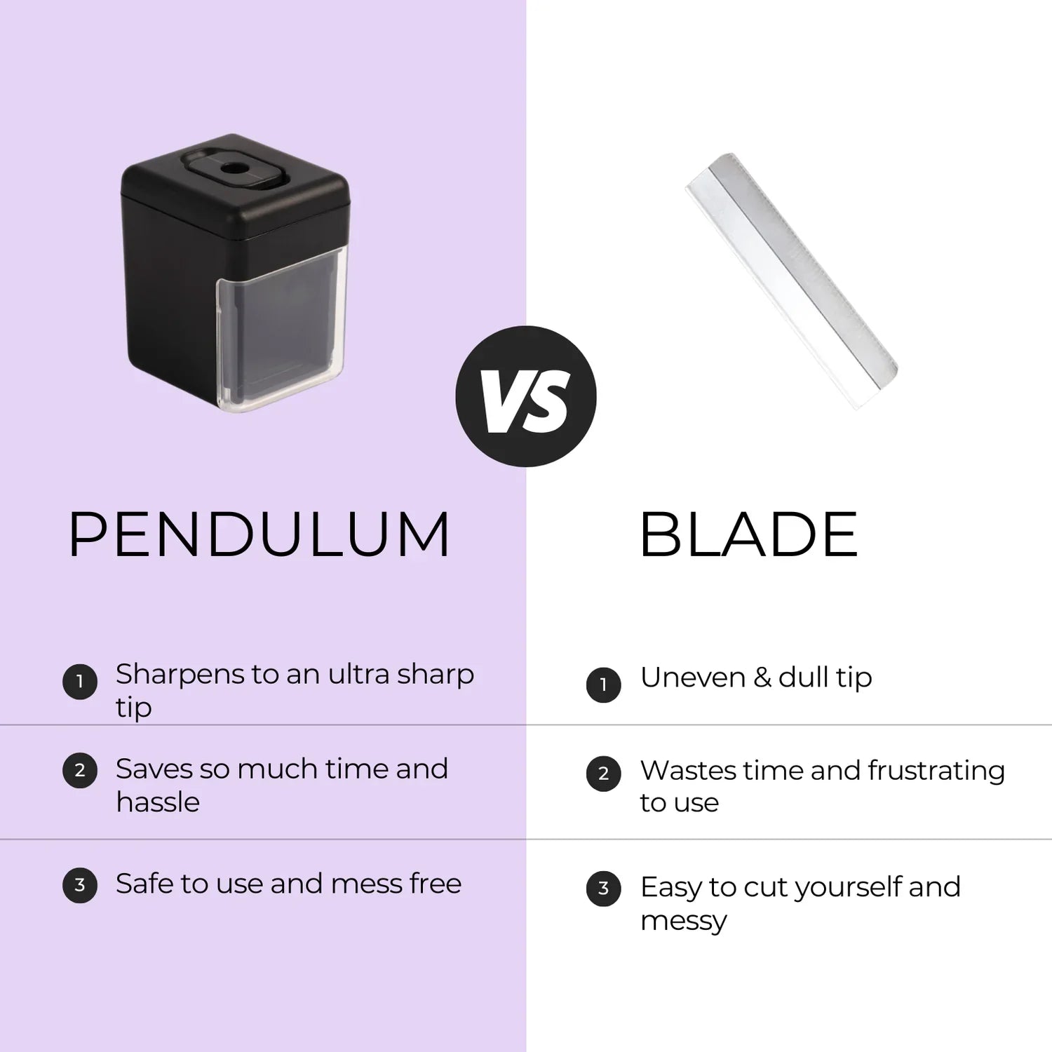Pendulum® PMU Pencil Sharpener — Short Taper
