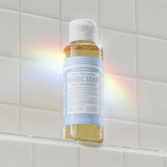 Dr. Bronner's Magic Soaps Unscented Baby-Mild 3.4oz - 1