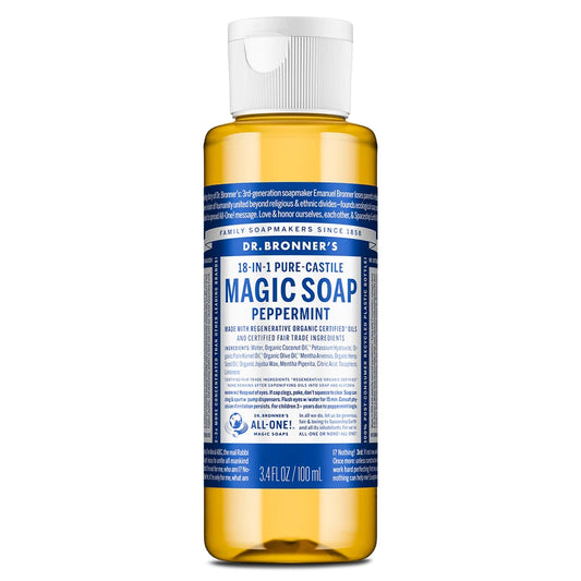 Dr. Bronner's Magic Soaps Peppermint  3.4oz - 1