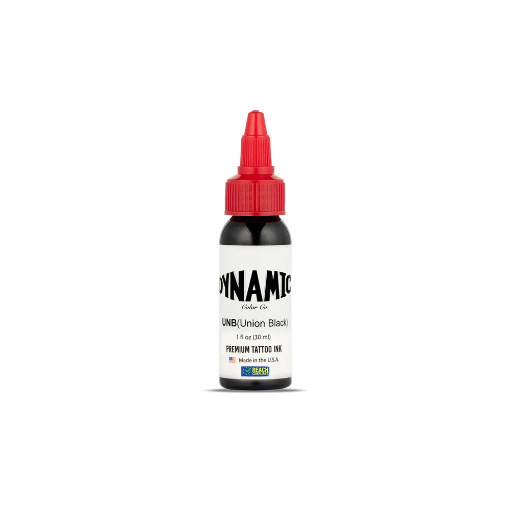 Dynamic Union Black Tattoo Ink - 8oz Bottle