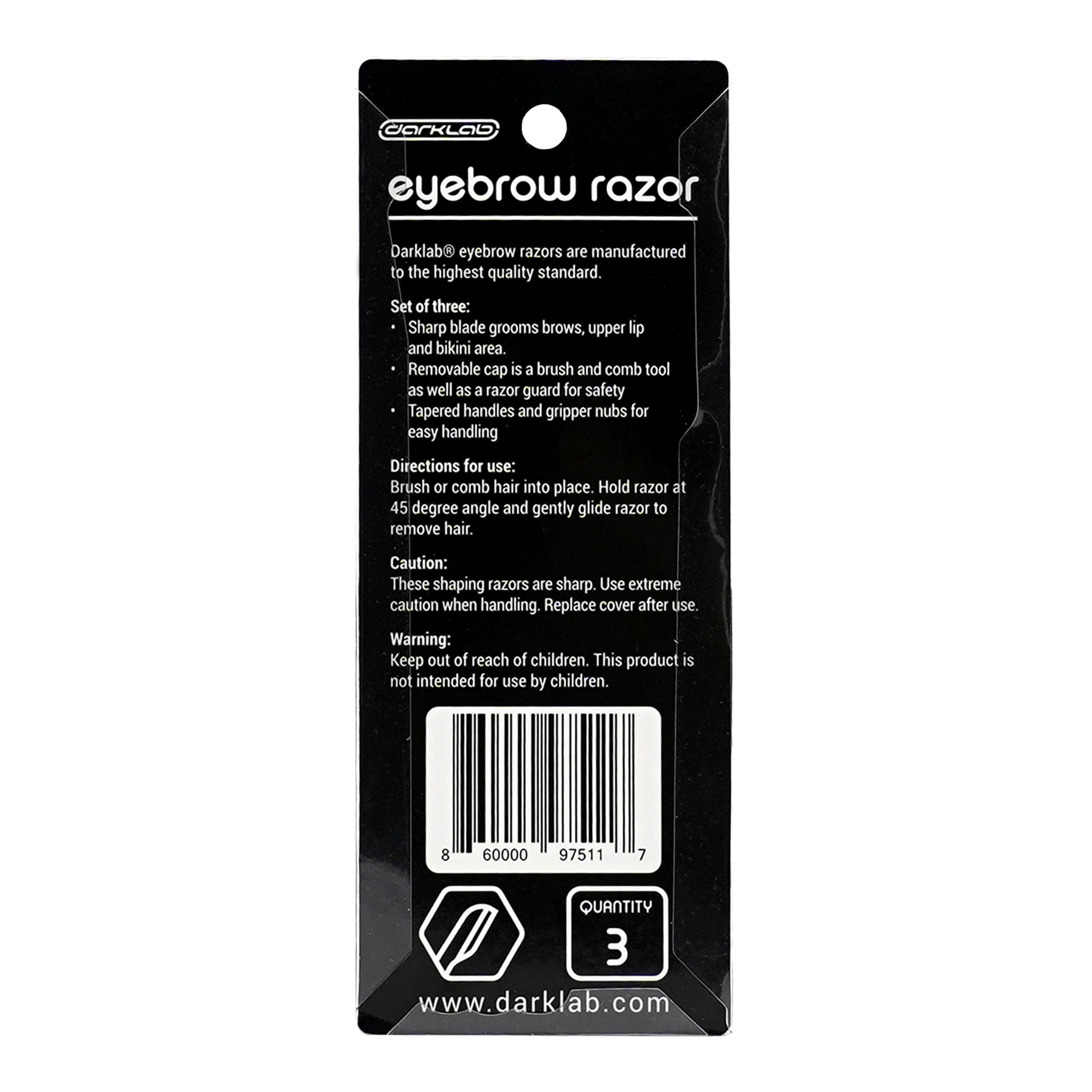 Eyebrow Razor (3 pack) - Ultimate Beauty