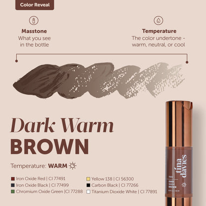 Tina Davies FADE Dark Warm Brown — 1/2oz Bottle - Ultimate Beauty