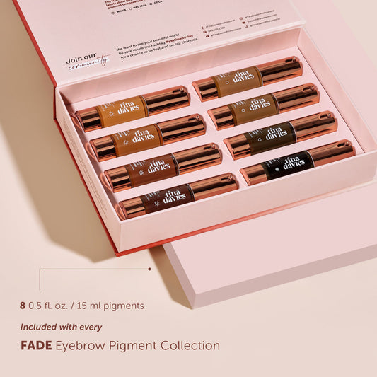 Tina Davies FADE Eyebrow Pigment Collection — 8 1/2oz Bottles - Ultimate Beauty