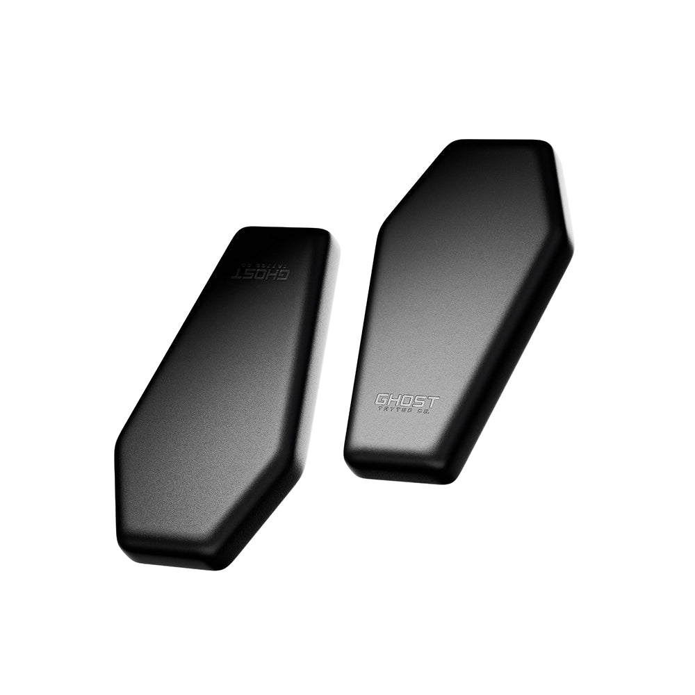 Ghost Tattoo Arm Rest Pad — Pick Shape Coffin Black