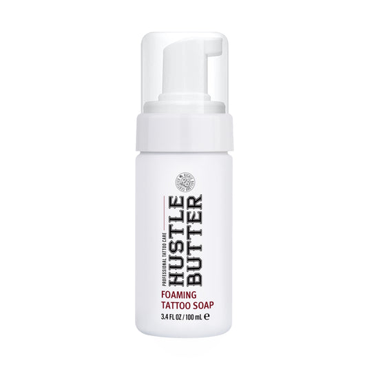 Hustle Bubbles Deluxe Foamer Antimicrobial Soap — 3.4oz — Single or Case of 12