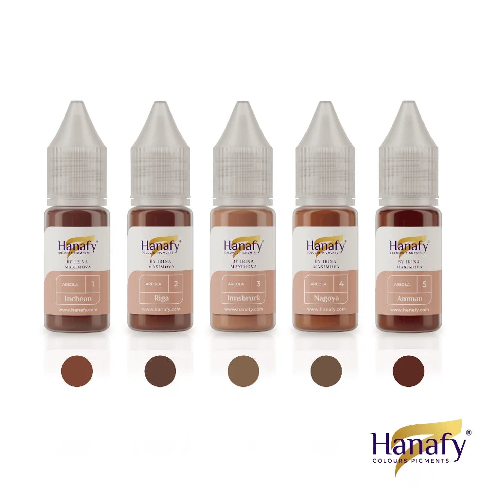Hanafy Areola Full Set — 5 10ml Bottles