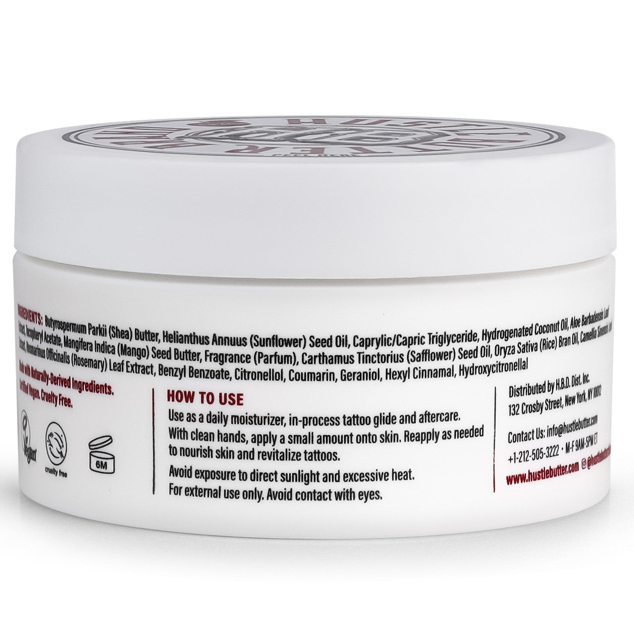 Hustle Butter Deluxe Tattoo Aftercare — 5oz — Single or Case of 24 - Painful Pleasures