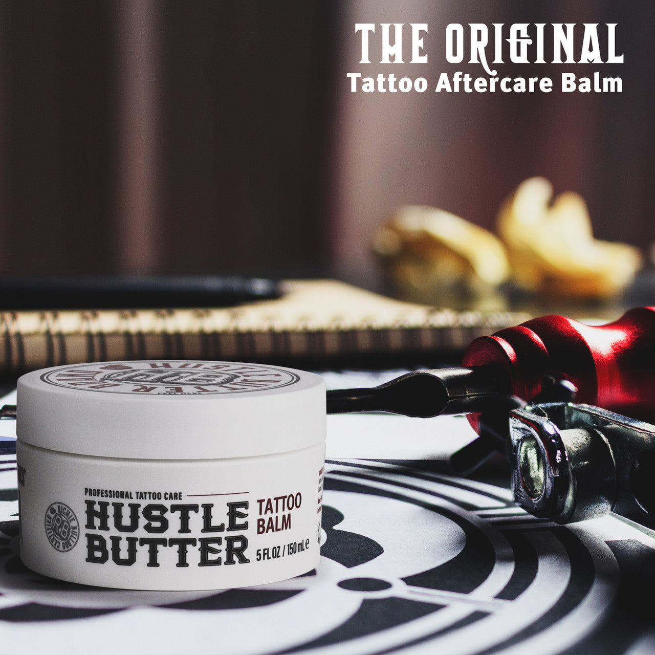 Hustle Butter Deluxe Tattoo Aftercare — 5oz — Single or Case of 24 - Painful Pleasures