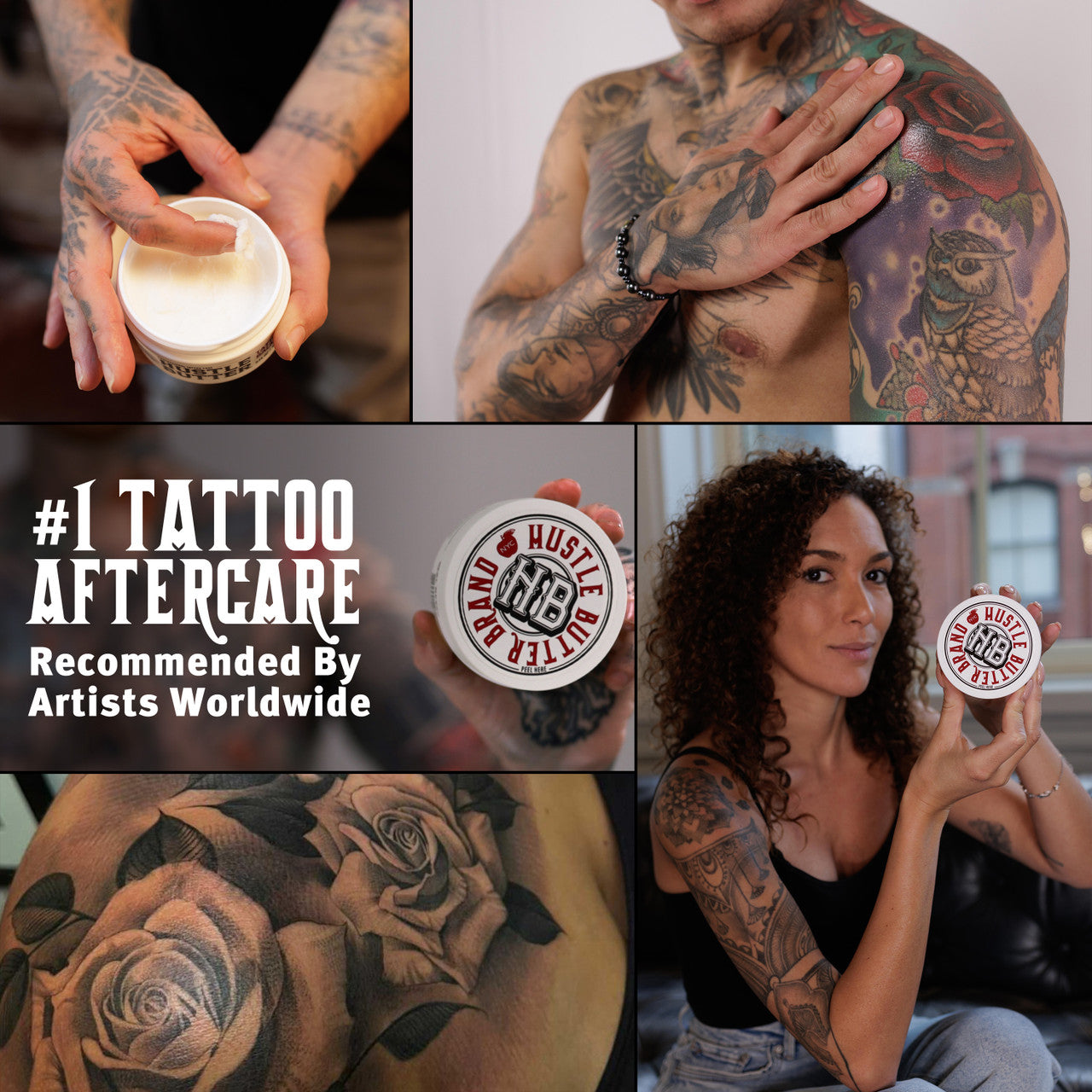 Hustle Butter Deluxe Tattoo Aftercare — 5oz — Single or Case of 24 - Painful Pleasures