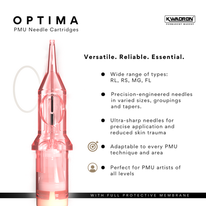 Kwadron Optima PMU Cartridge - Round Liners (20) - Ultimate Beauty