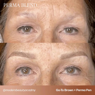 LUXE Brow + Perma Pen Training Kit — Perma Blend — 1/2oz - Ultimate Beauty