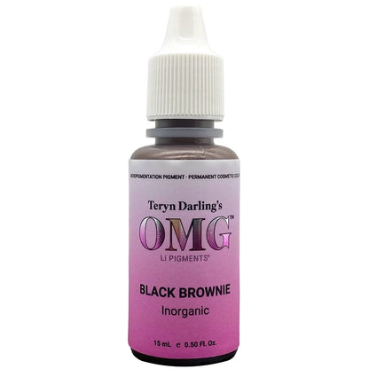 OMG® Pigments Black Brownie — 15ml Bottle