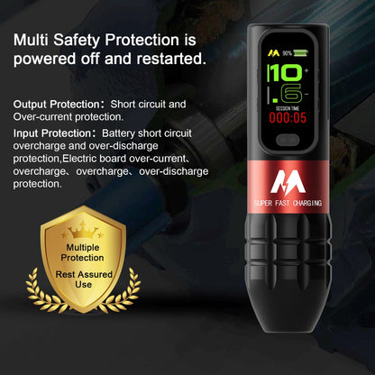 Mars M1 Wireless Pen Tattoo Machine - Ultimate Beauty