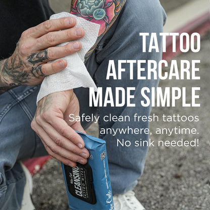 Wipe Outz Cleansing Tattoo Wipes — Pack of 40
