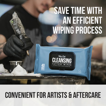Wipe Outz Cleansing Tattoo Wipes — Pack of 40