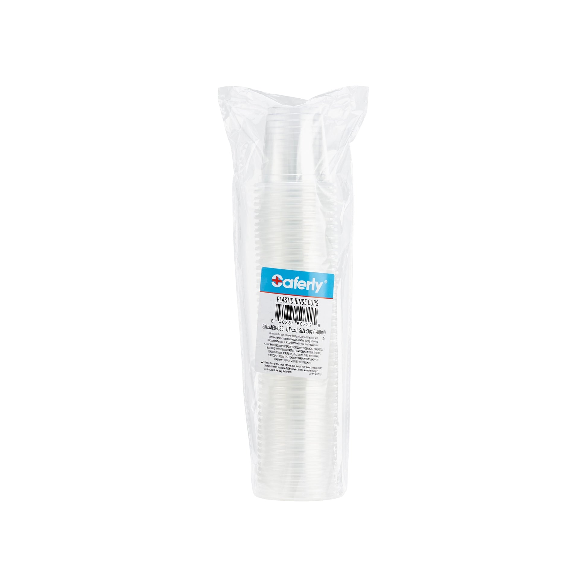 Saferly 3oz Disposable Plastic Rinse Cups - Ultimate Beauty