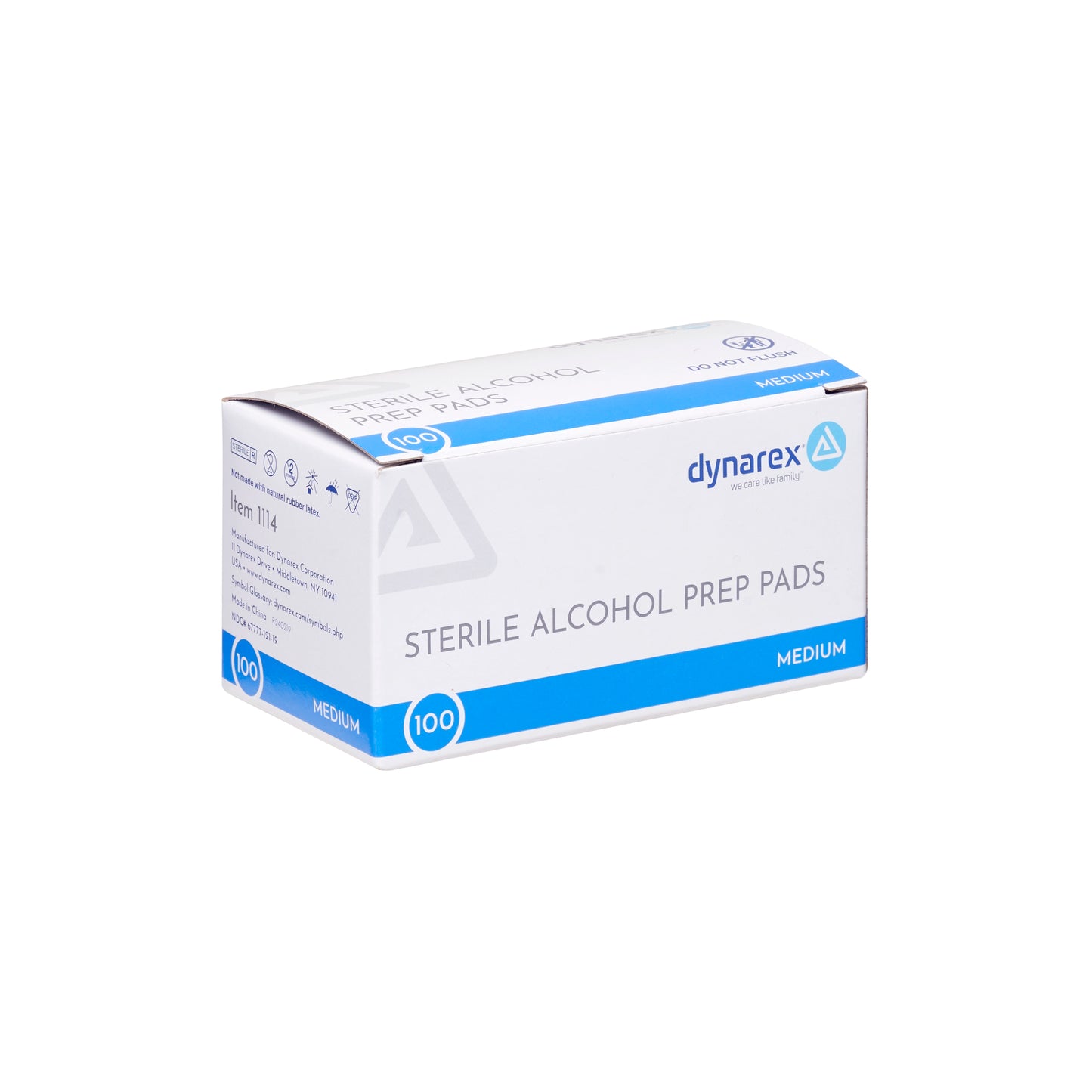 Alcohol Prep Pads Box - Medium - Price Per Box of 100 - Ultimate Beauty