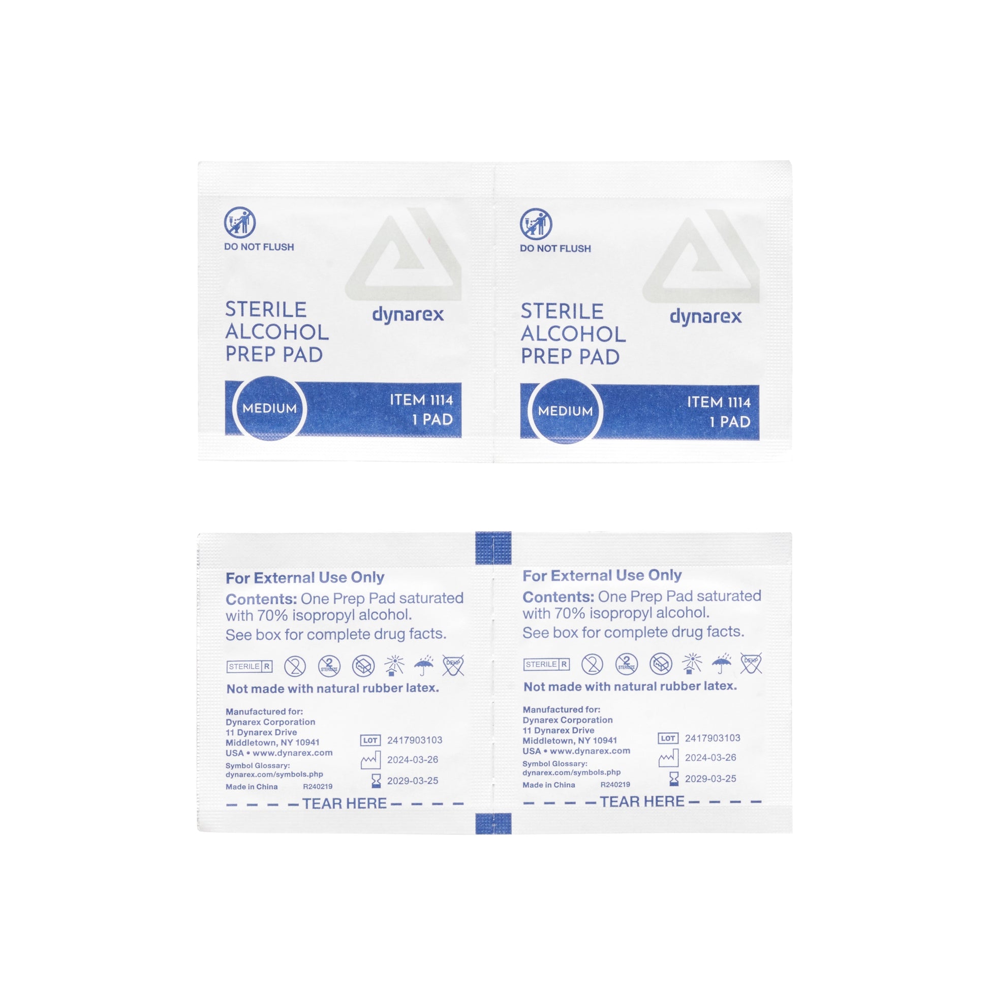 Alcohol Prep Pads Box - Medium - Price Per Box of 100 - Ultimate Beauty
