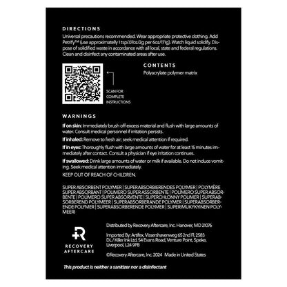 Recovery Petrify Ink Sponge — 6oz Needle Nose Bottle - Ultimate Beauty