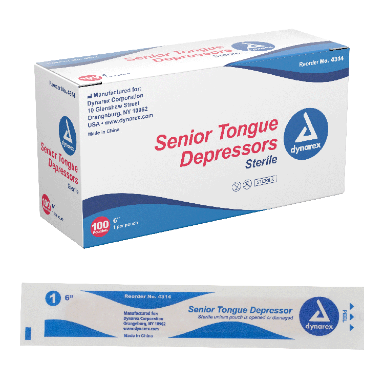 Sterile Tongue Depressors — Box of 100 - Ultimate Beauty