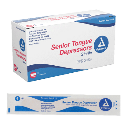 Sterile Tongue Depressors — Box of 100 - Ultimate Beauty