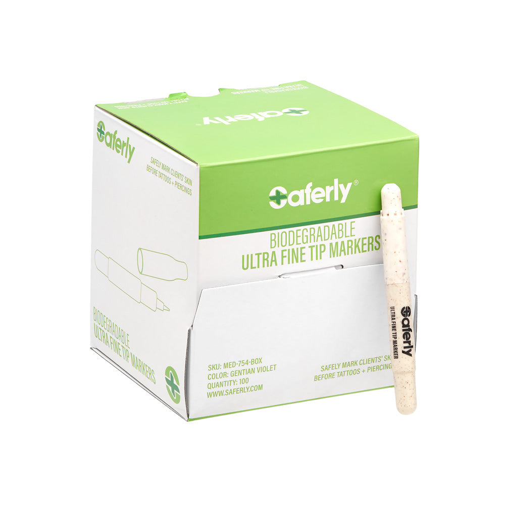 Saferly Biodegradable Mini Markers — Box of 100 - Ultimate Beauty