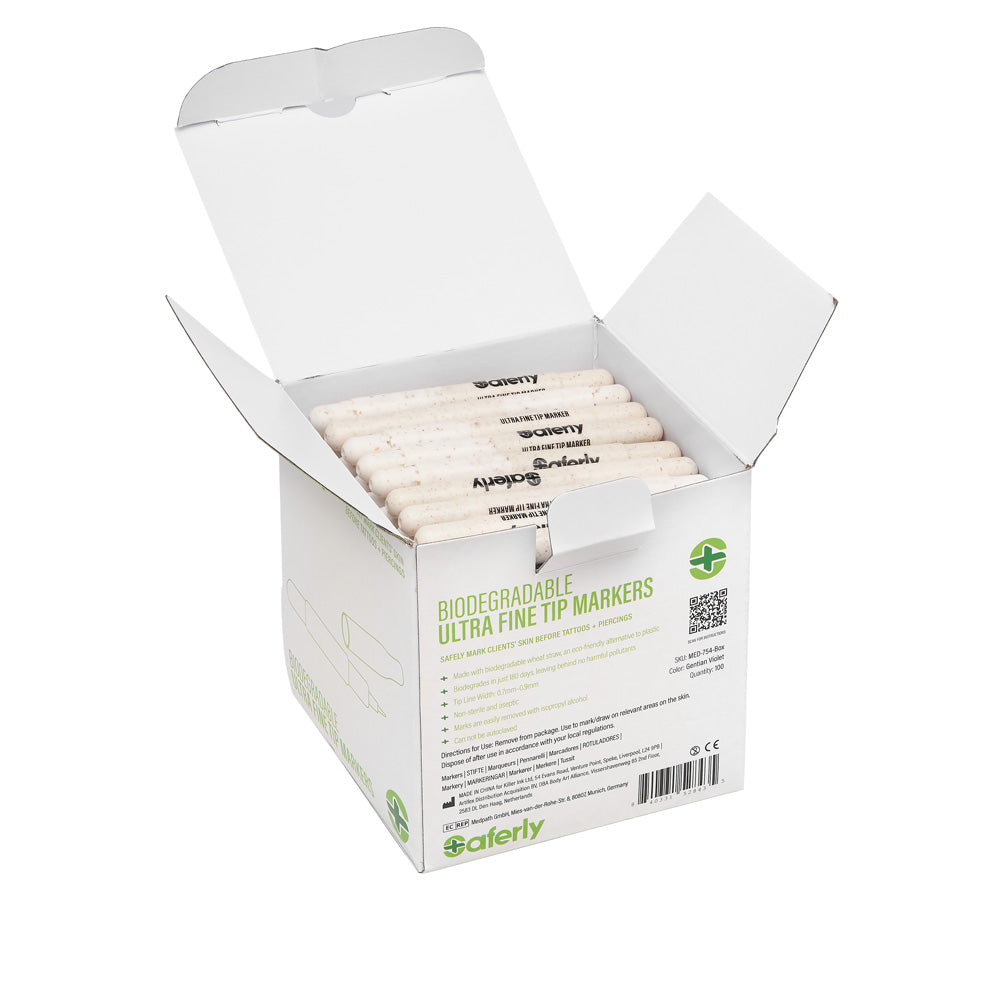 Saferly Biodegradable Mini Markers — Box of 100 - Ultimate Beauty