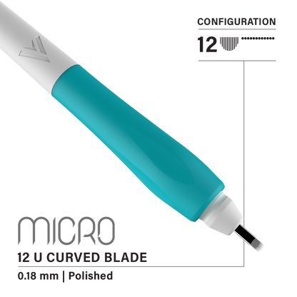 Vertix Micro Microblade - U Curved Blade - Pack of 10 Microblades - Ultimate Beauty