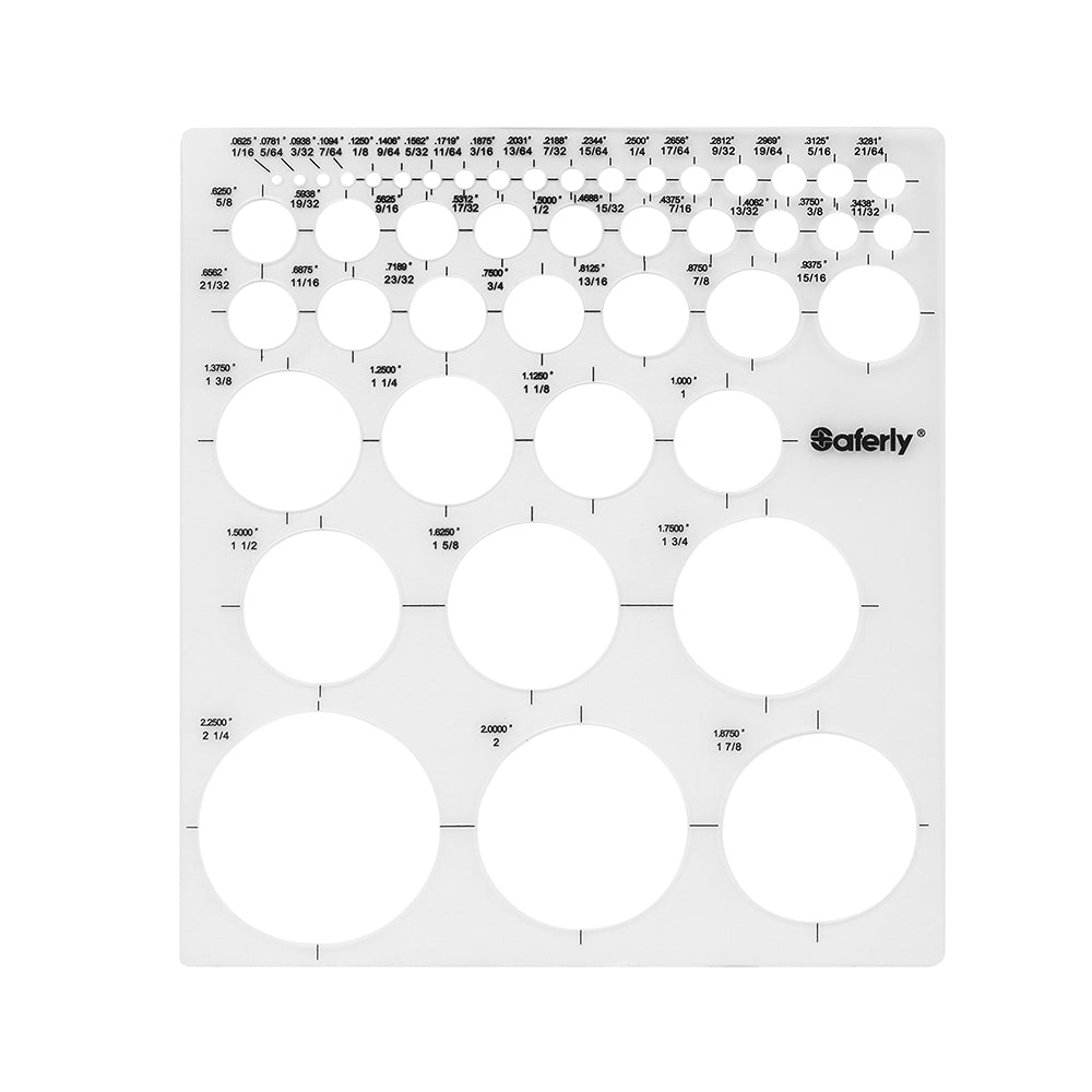 Saferly Areola + Nipple Reconstruction Template — Clear — Price Per 1 - Ultimate Beauty