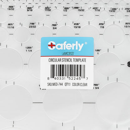 Saferly Areola + Nipple Reconstruction Template — Clear — Price Per 1 - Ultimate Beauty
