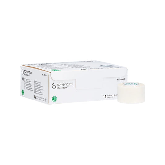 1"-Wide 3M Micropore Medical Paper Tape Case (12)